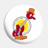 Drinking Bird Employee Of The Month Pin Official The Simpsons Merch