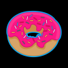 Simpsons Doughnut Pin Official The Simpsons Merch