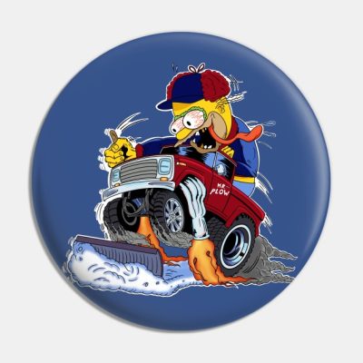 Plow Fink Pin Official The Simpsons Merch