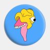 Twisted Yellow Creature Pin Official The Simpsons Merch