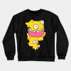 Strange Yellow Regurgitating Creature Crewneck Sweatshirt Official The Simpsons Merch