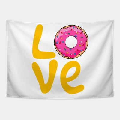 Love Donuts Simpfnt Tapestry Official The Simpsons Merch