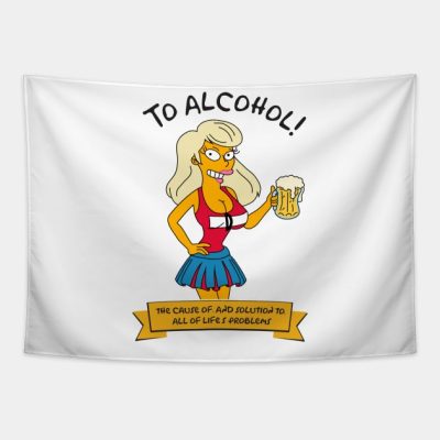 Blonde Duffgirl Tapestry Official The Simpsons Merch