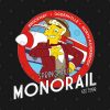 Monorail T-Shirt Official The Simpsons Merch