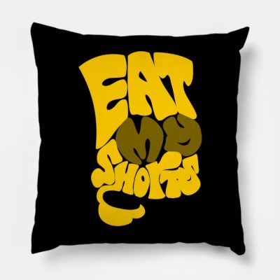 Eat My Shorts Bart Simpson Throw Pillow Official The Simpsons Merch