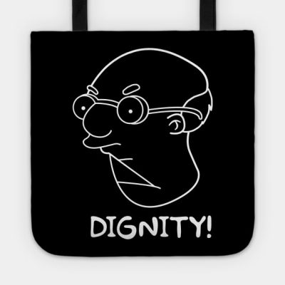 Dignity Kirk Black Tote Official The Simpsons Merch