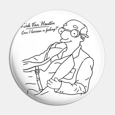 Can I Borrow A Feeling Outline B W Pin Official The Simpsons Merch
