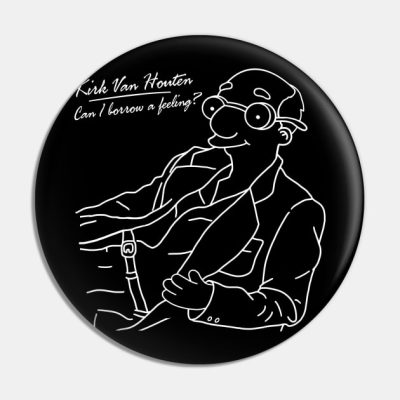 Can I Borrow A Feeling Outline Black Pin Official The Simpsons Merch