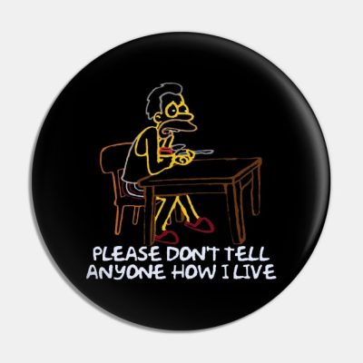 Lenny At Home Pin Official The Simpsons Merch