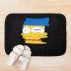Vintage Retro Homer Protagonist Simpson Love You Bath Mat Official The Simpsons Merch