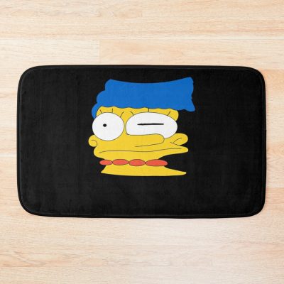 Vintage Retro Homer Protagonist Simpson Love You Bath Mat Official The Simpsons Merch