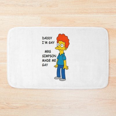 Rod Flanders Gay The Simpson Bath Mat Official The Simpsons Merch