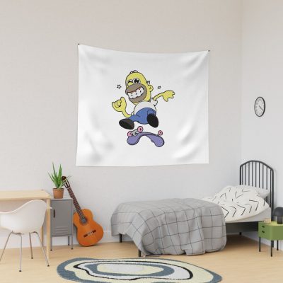 Birthday Gifts Homer Protagonist Simpson Awesome For Music Fans Tapestry Official The Simpsons Merch