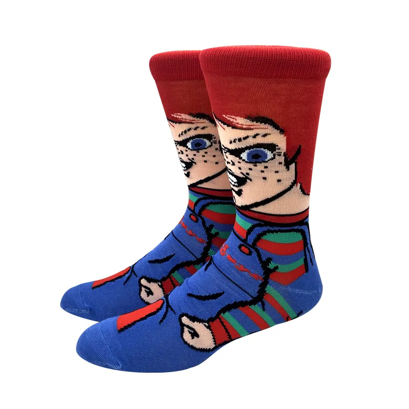 2023 New Anime Simpsons Men Socks Harajuku Cotton Long Socks Women Knee High Cosplay Sock Adult 4 - The Simpsons Store