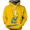 2023 New The S Simpsones Printed Men Women 3D Sweatshirts Sweatshirts Quality Hooded Jacket Novelty Streetwear - The Simpsons Store