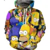 2023 New The S Simpsones Printed Men Women 3D Sweatshirts Sweatshirts Quality Hooded Jacket Novelty Streetwear 2 - The Simpsons Store