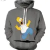 2023 New The S Simpsones Printed Men Women 3D Sweatshirts Sweatshirts Quality Hooded Jacket Novelty Streetwear 3 - The Simpsons Store