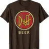The Simpsons Duff Beer Circle Logo V2 T Shirt Summer Mens Large Size T Shirts Casual 1 - The Simpsons Store