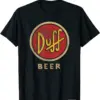 The Simpsons Duff Beer Circle Logo V2 T Shirt Summer Mens Large Size T Shirts Casual - The Simpsons Store