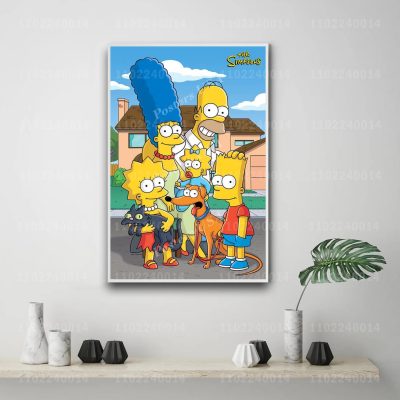 The Simpsons Hot Wall Art - The Simpsons Store