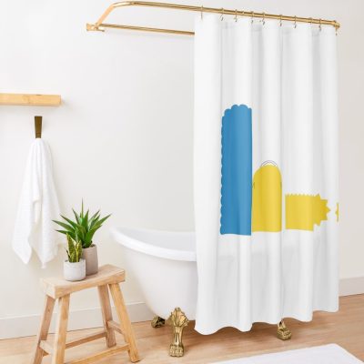 The Simpsons Simpsons Family Album Shower Curtain - The Simpsons Store