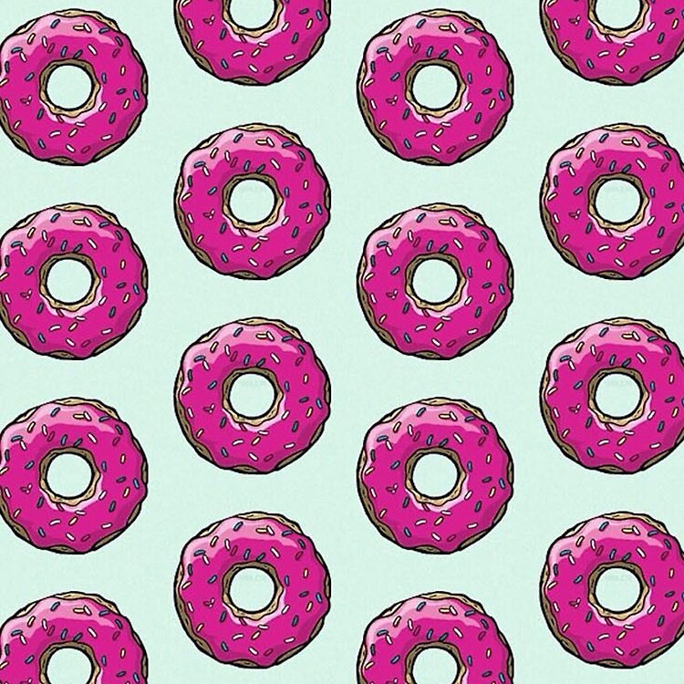 Classic Simpsons Donuts Tote Bag - Image 2