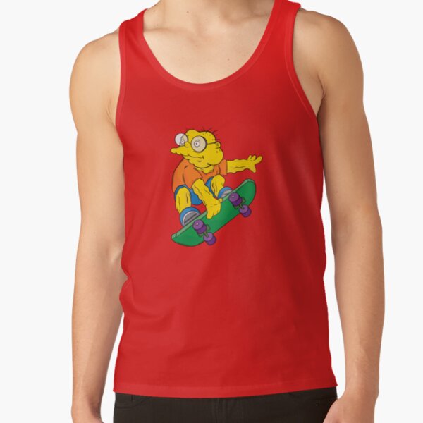 Hans Moleman Simpsons Tank Top - Image 5
