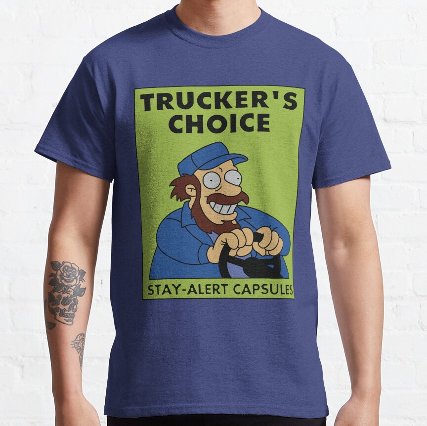 Trucker S Choice Stay Alert Capsules T-shirt - Image 6
