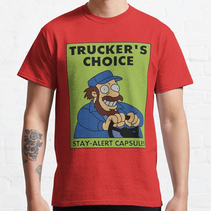 Trucker S Choice Stay Alert Capsules T-shirt - Image 7