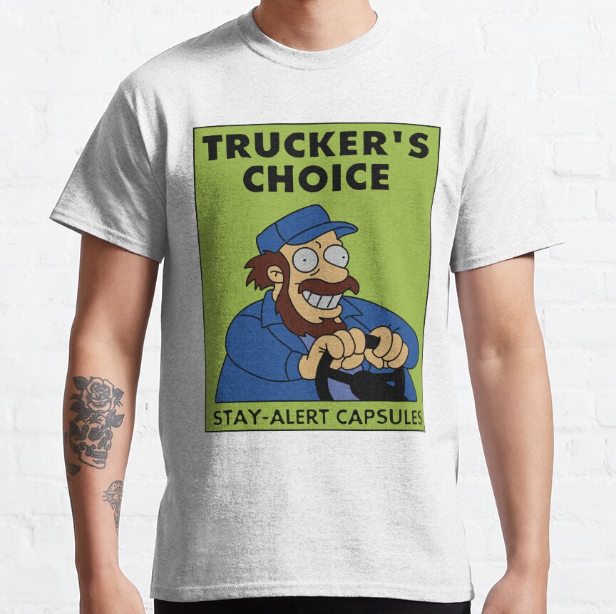 Trucker S Choice Stay Alert Capsules T-shirt - Image 2