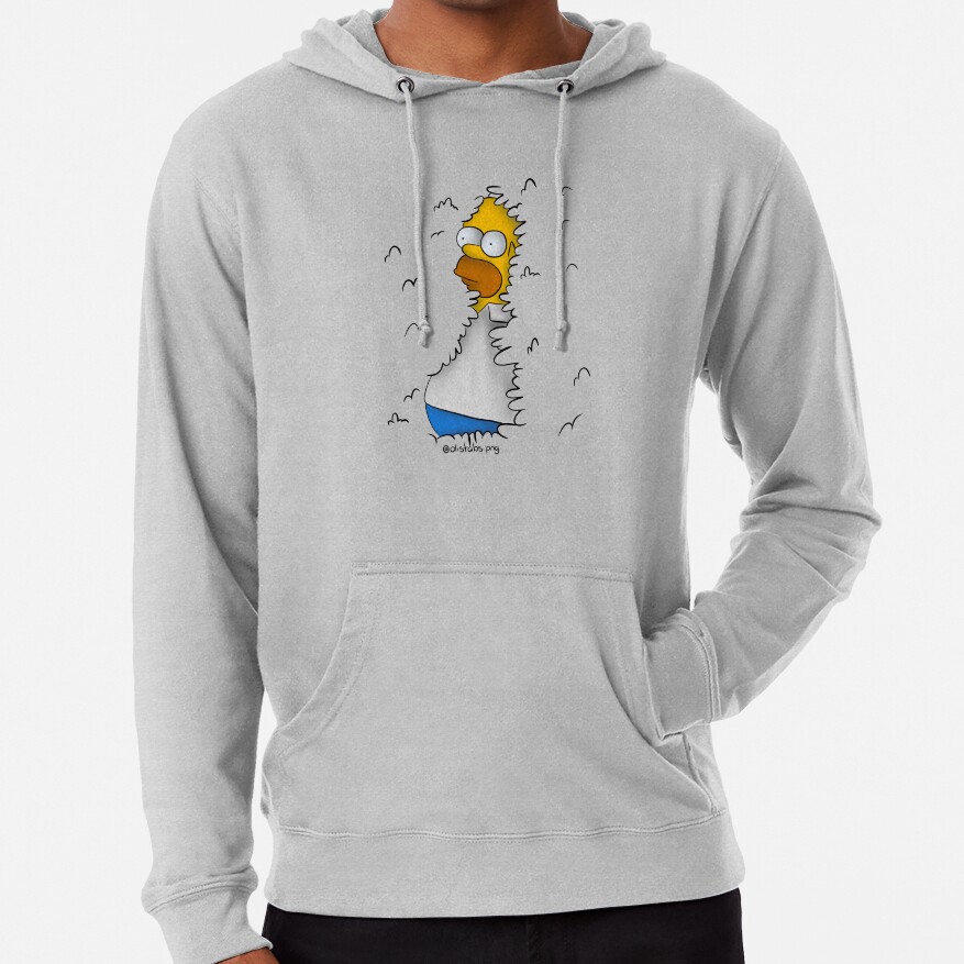 Homer In The Bushes Hoodie - Image 6