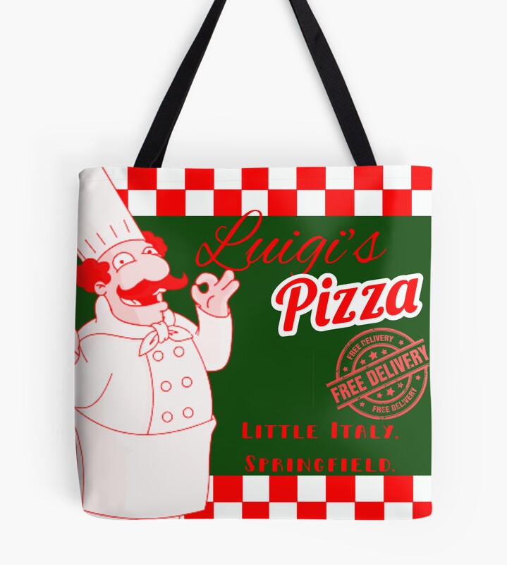 Luigi S Pizza Tote Bag
