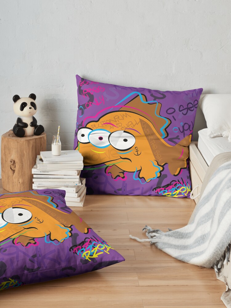 Blink 3 Times For Yes Throw Pillow - Image 2