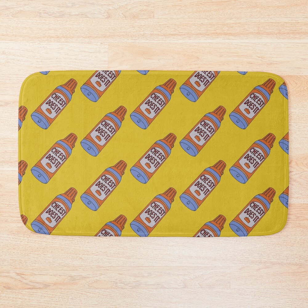 Cheesy Does It Bath Mat