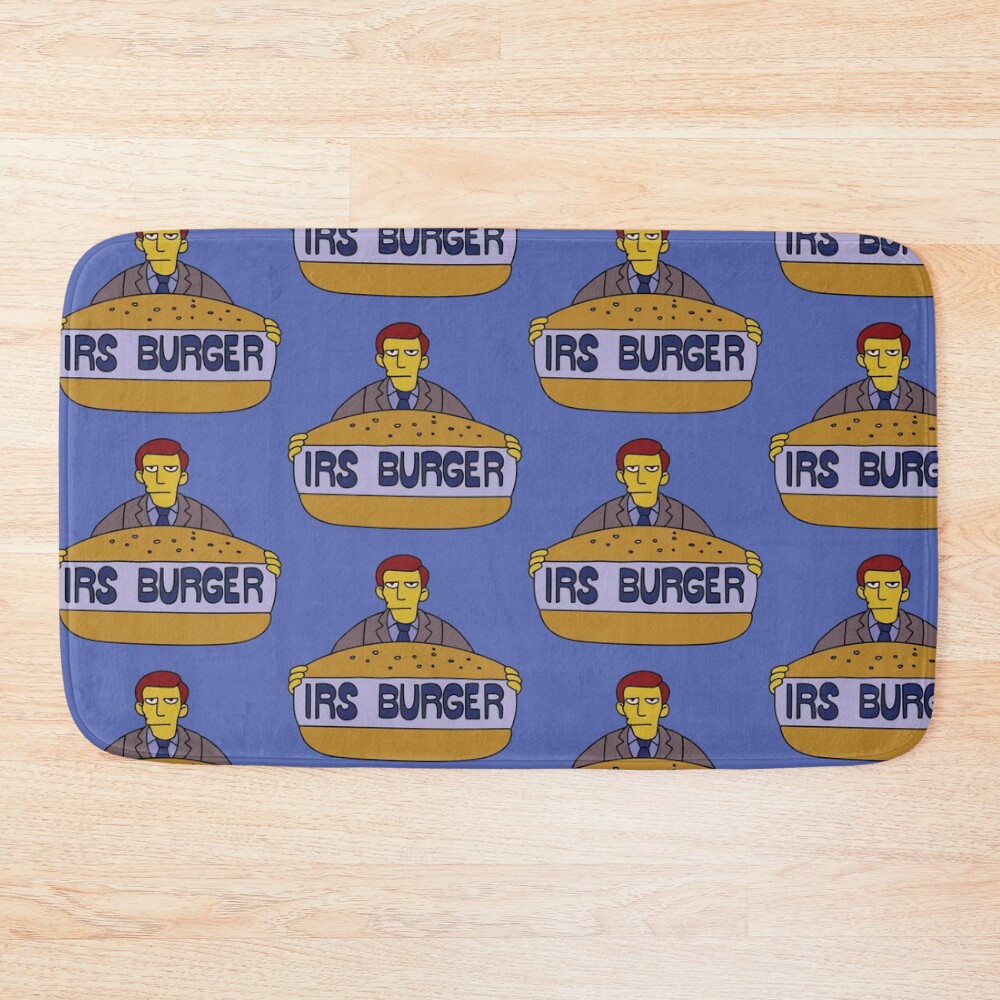 Irs Burger Bath Mat