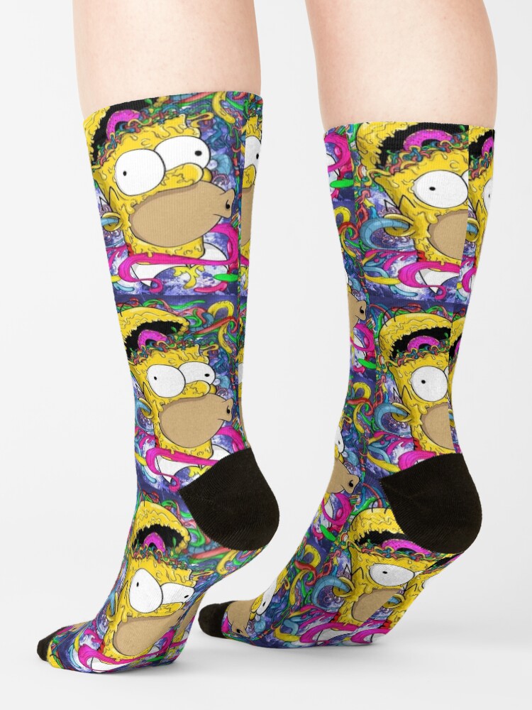 Crazy Homer Socks - Image 2