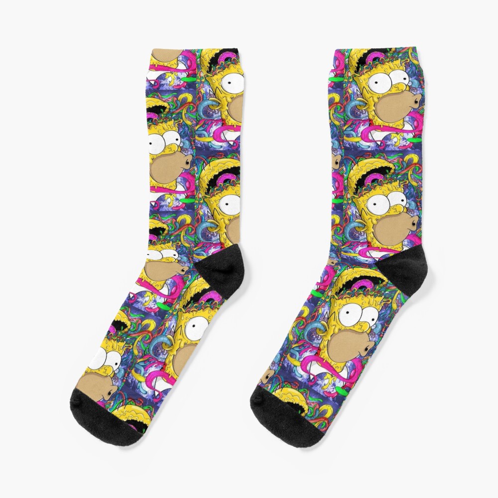 Crazy Homer Socks