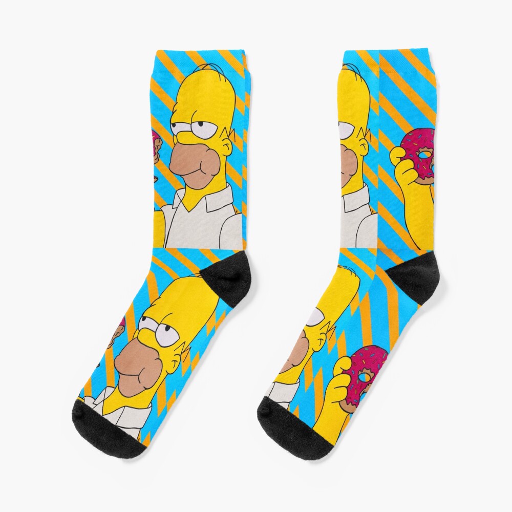 Donut Homer By Art Socks
